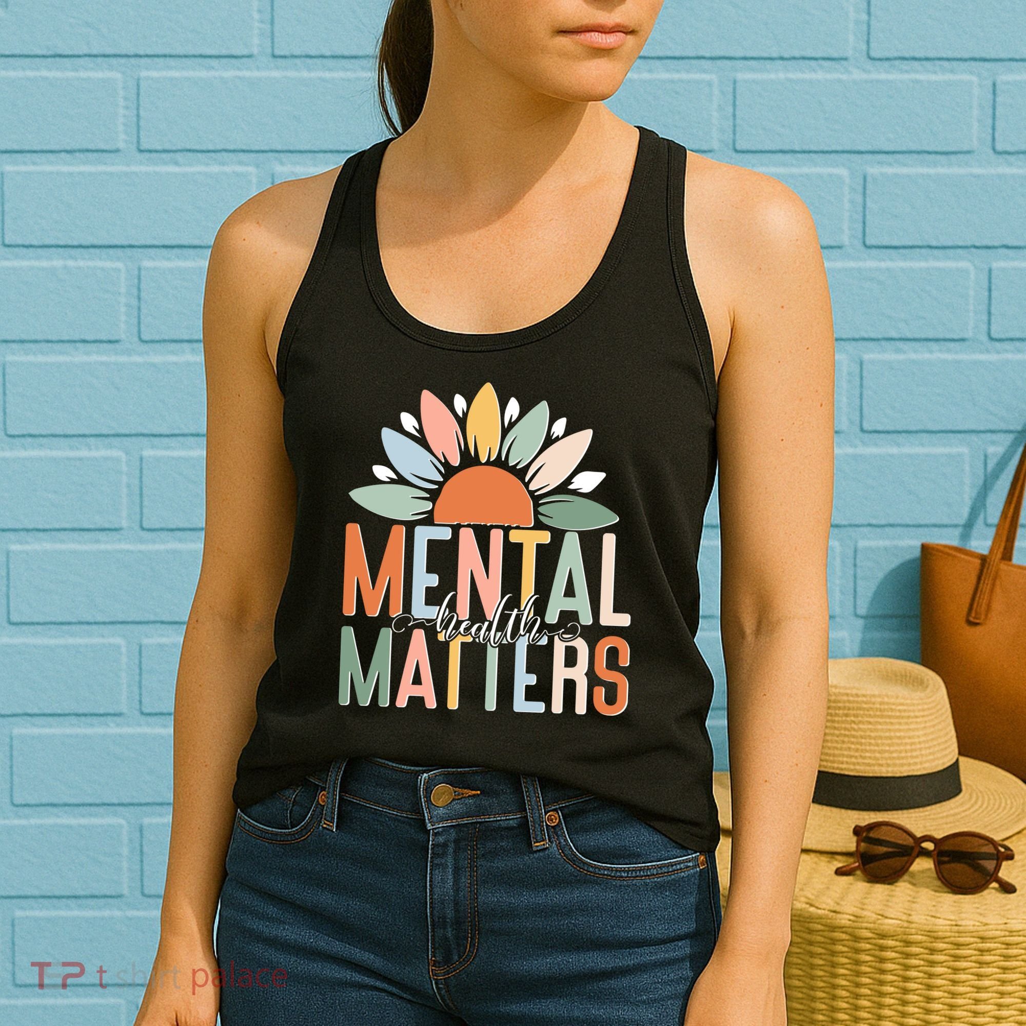 Mental Health Matters Flower Women's Tank Top