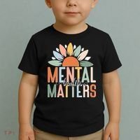 Mental Health Matters Flower Toddler T-Shirt thumb 2