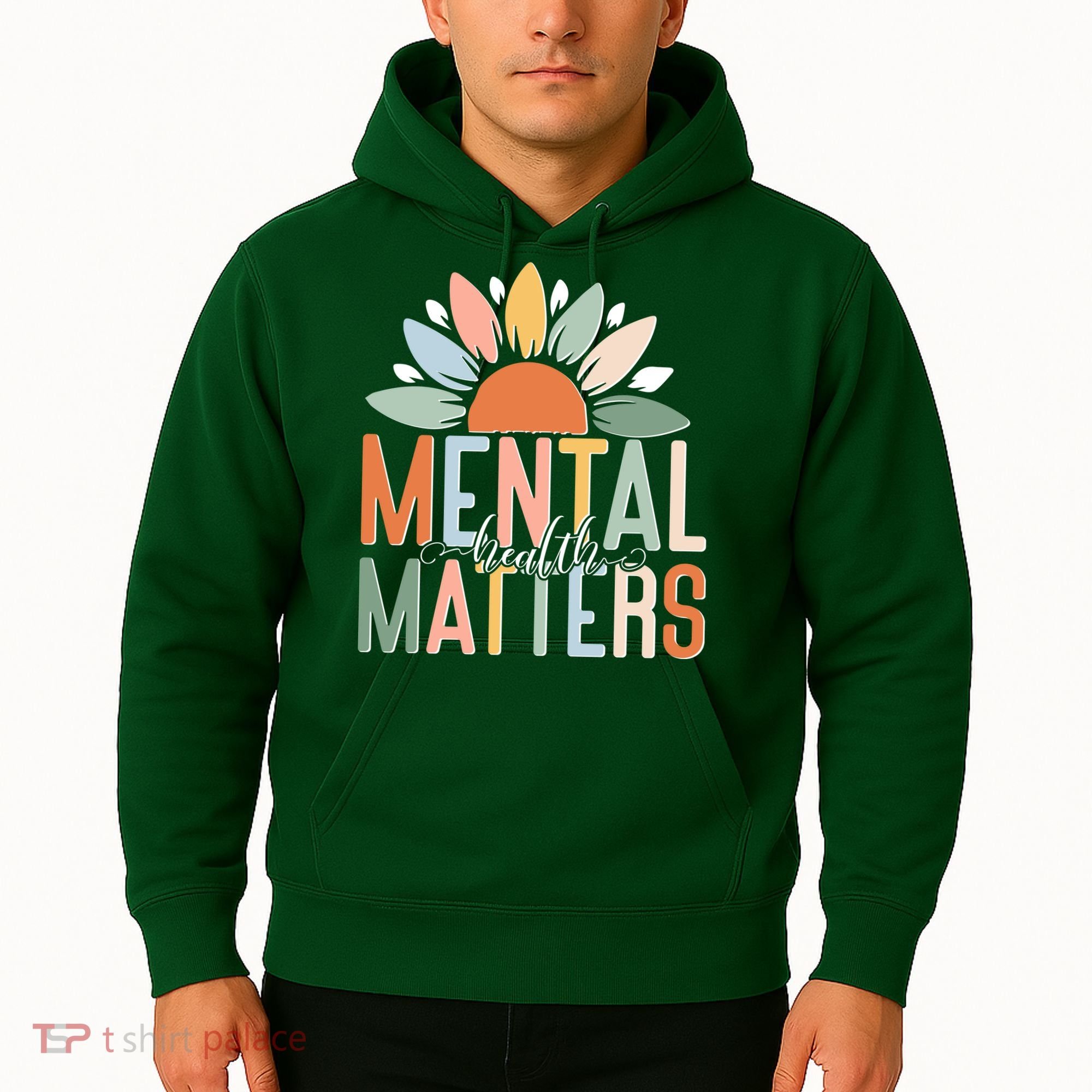 Mental Health Matters Flower Hoodie