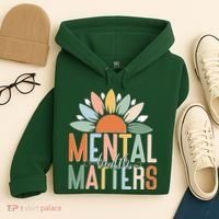 Mental Health Matters Flower Hoodie thumb 4