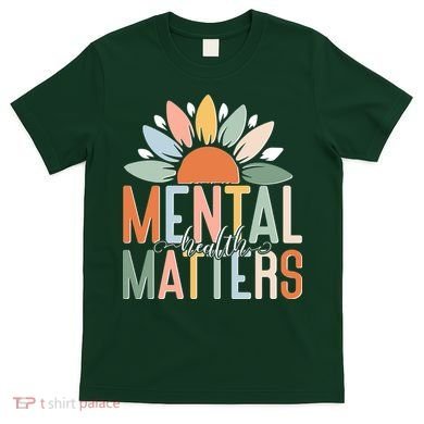 Mental Health Matters Flower T-Shirt