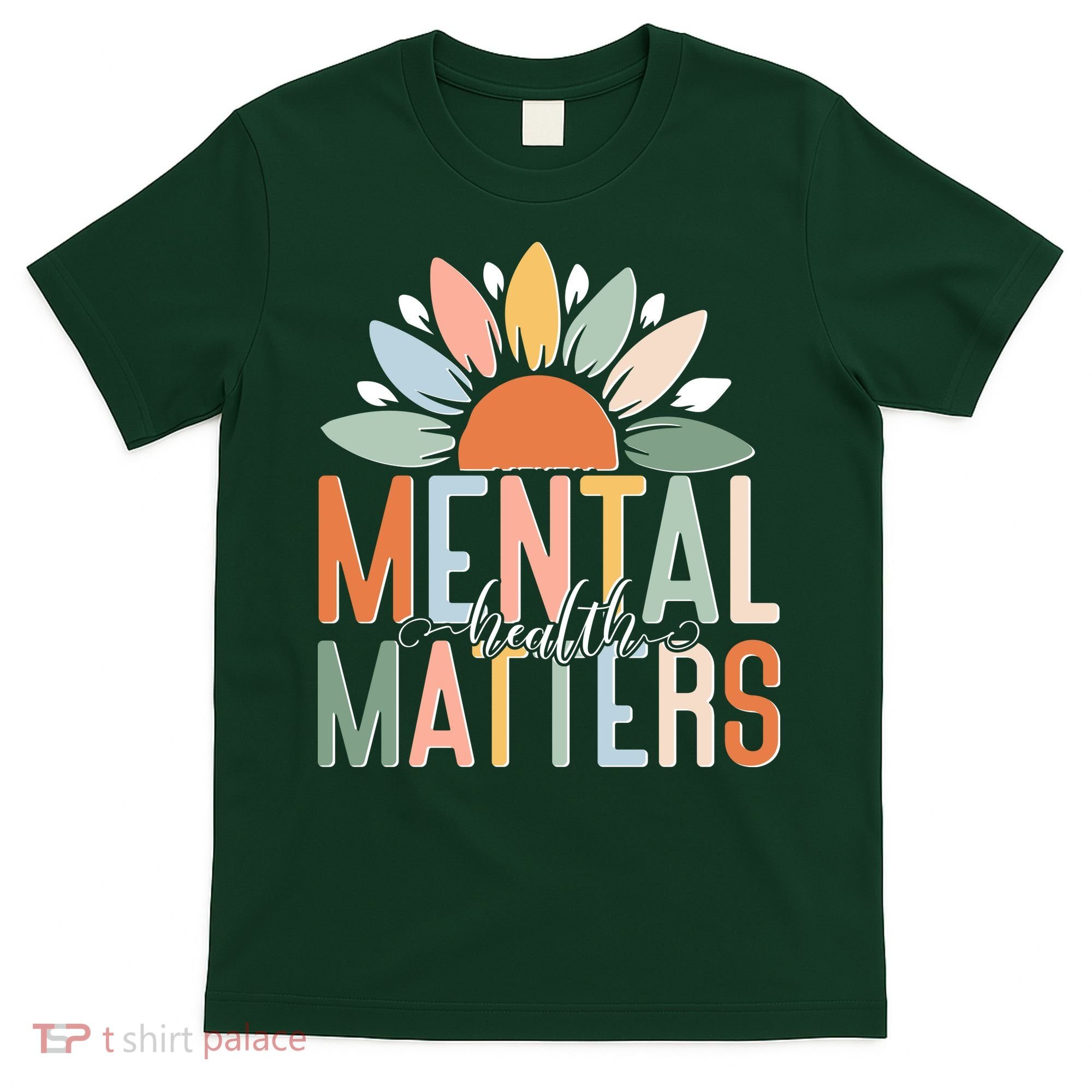 Mental Health Matters Flower T-Shirt