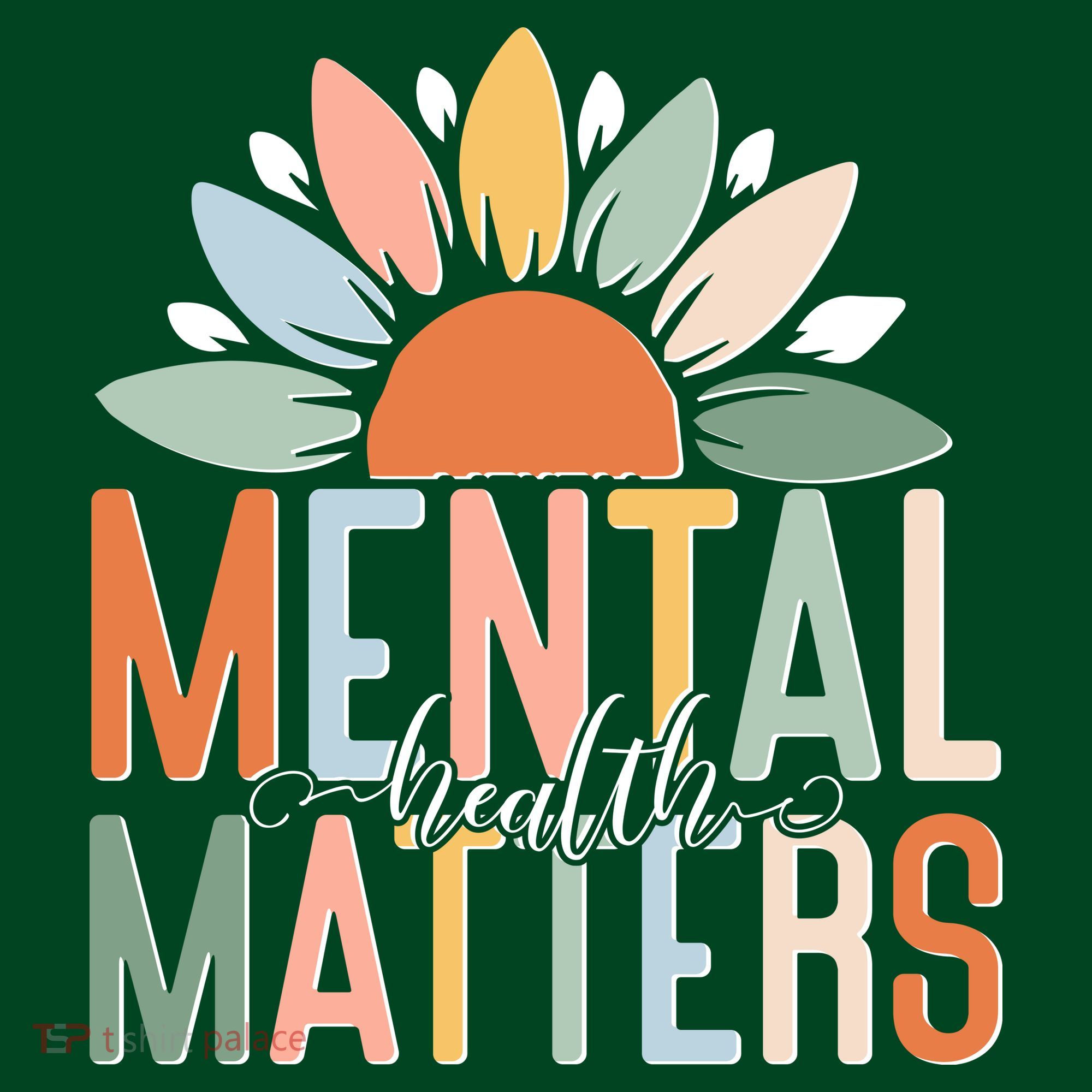 Mental Health Matters Flower Visor