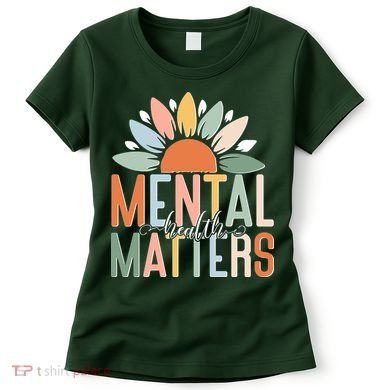 Mental Health Matters Flower Women's T-Shirt