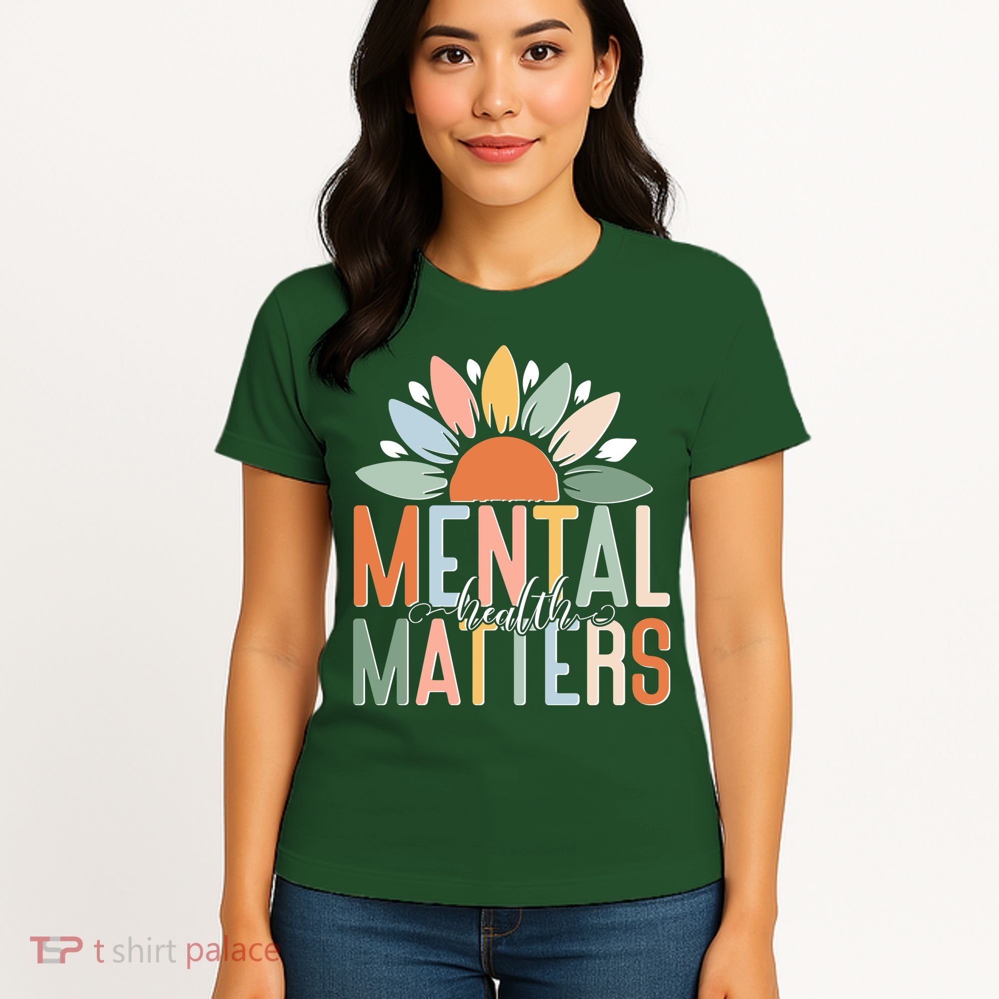 Mental Health Matters Flower Women's T-Shirt