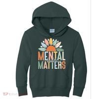 Mental Health Matters Flower Kids Hoodie thumb 0