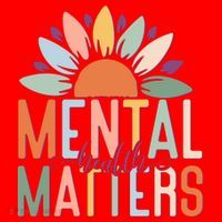 Mental Health Matters Flower Santa Hat thumb 1