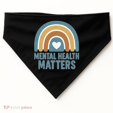 Mental Health Matters USA-Made Doggie Bandana