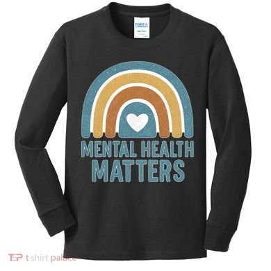 Mental Health Matters Kids Long Sleeve Shirt