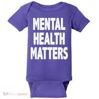 Mental Health Matters Awareness Baby Bodysuit thumb 0