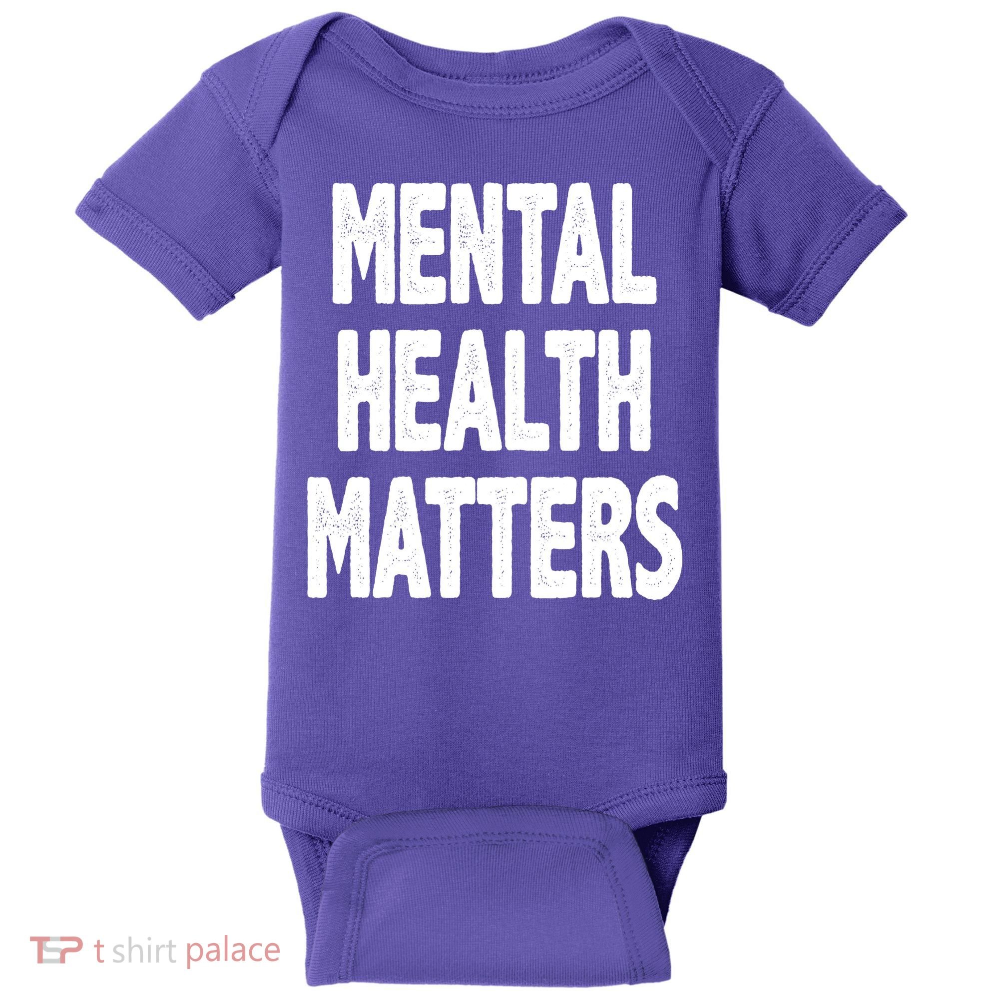 Mental Health Matters Awareness Baby Bodysuit