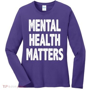 Mental Health Matters Awareness Women's Long Sleeve Shirt