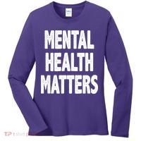 Mental Health Matters Awareness Women's Long Sleeve Shirt thumb 0