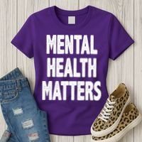 Mental Health Matters Awareness Women's T-Shirt thumb 3