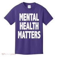 Mental Health Matters Awareness Kids T-Shirt thumb 0