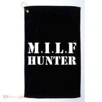 Milf Hunter Golf Towel thumb 0