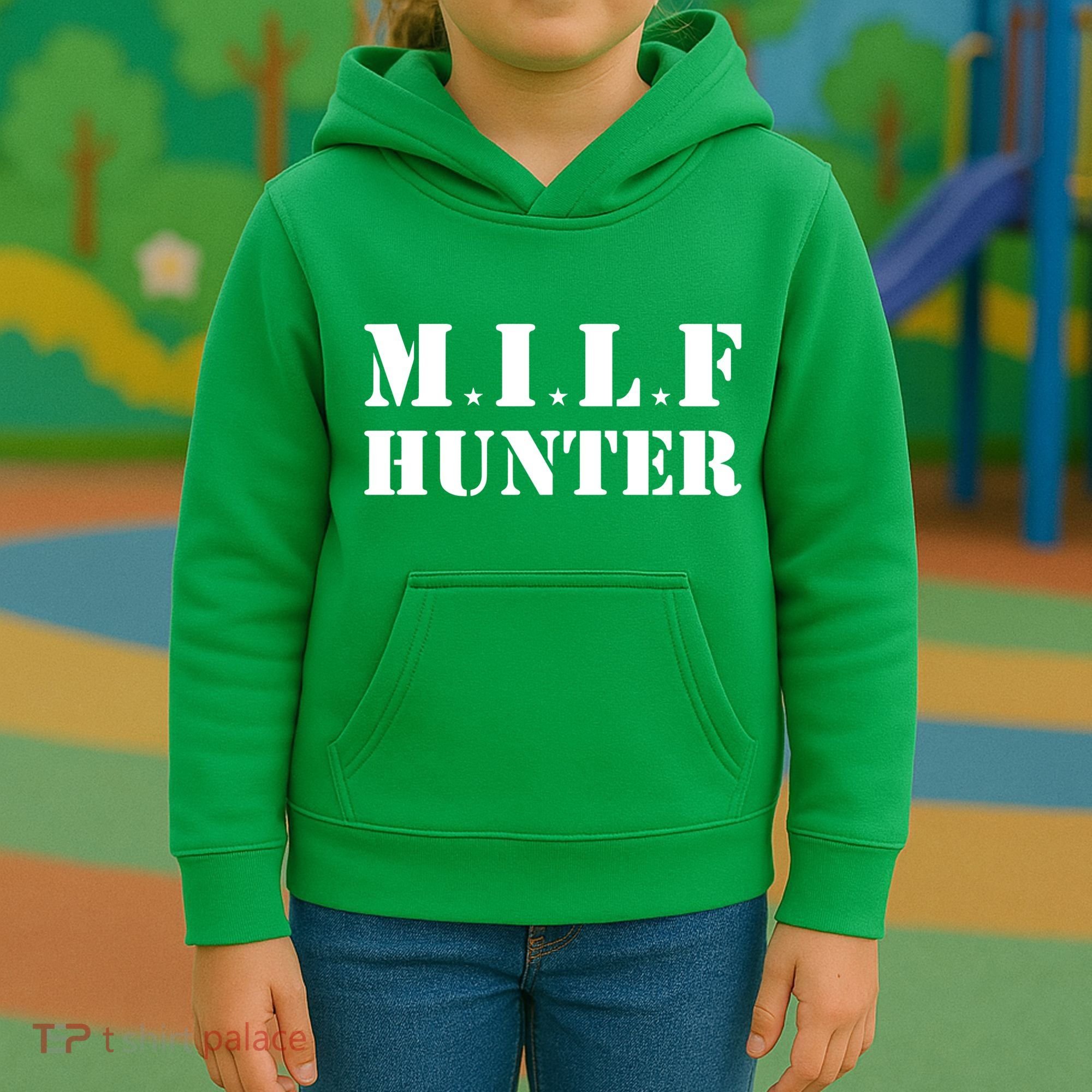 Milf Hunter Kids Hoodie