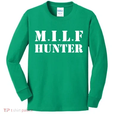 Milf Hunter Kids Long Sleeve Shirt