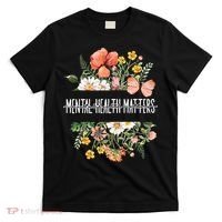 Mental Health Matters Be Kind Mental Awareness Kindness Gift T-Shirt thumb 0