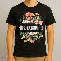 Mental Health Matters Be Kind Mental Awareness Kindness Gift T-Shirt thumb 3