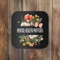 Mental Health Matters Be Kind Mental Awareness Kindness Gift Coaster thumb 0