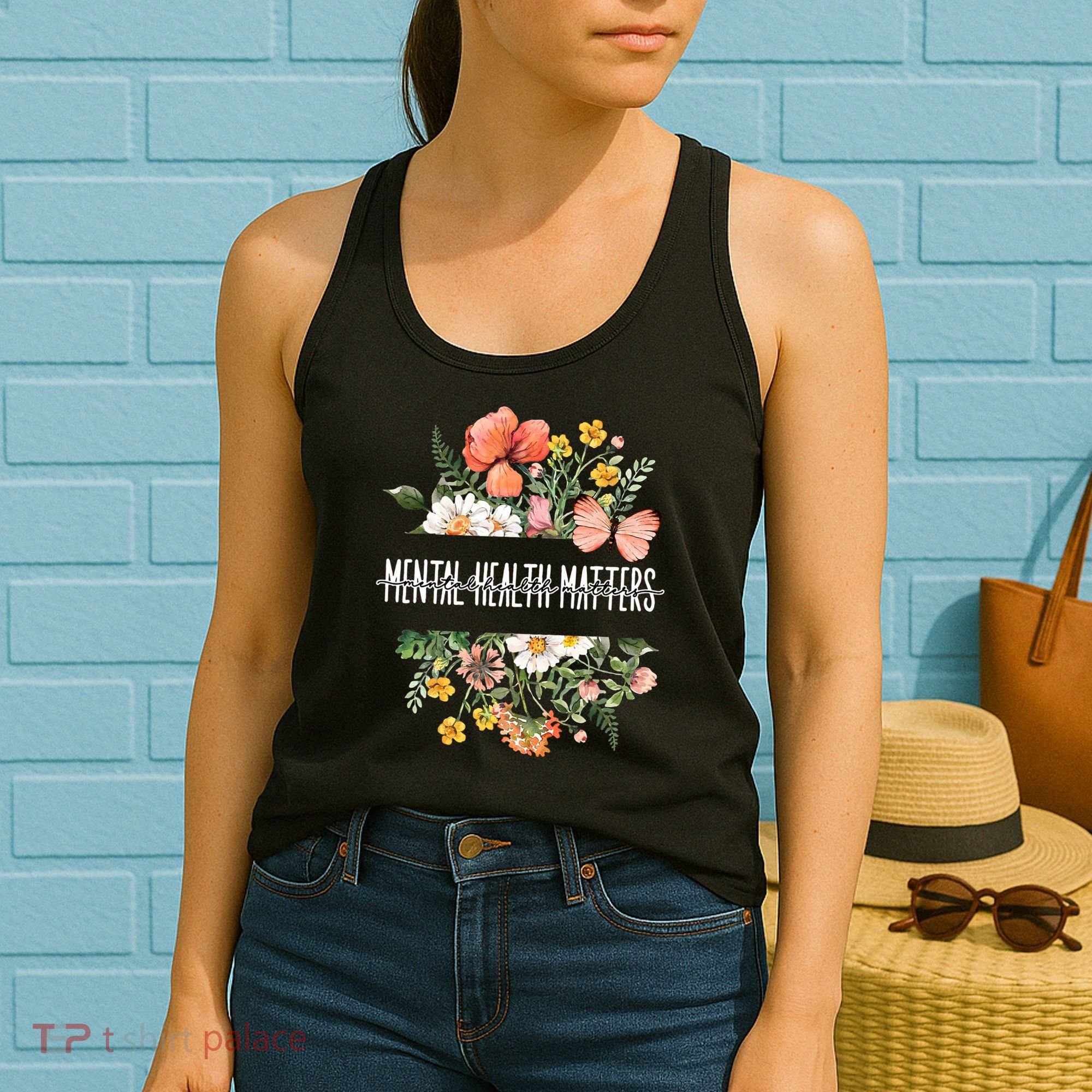 Mental Health Matters Be Kind Mental Awareness Kindness Gift Women's Tank Top