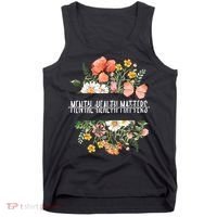 Mental Health Matters Be Kind Mental Awareness Kindness Gift Tank Top thumb 0