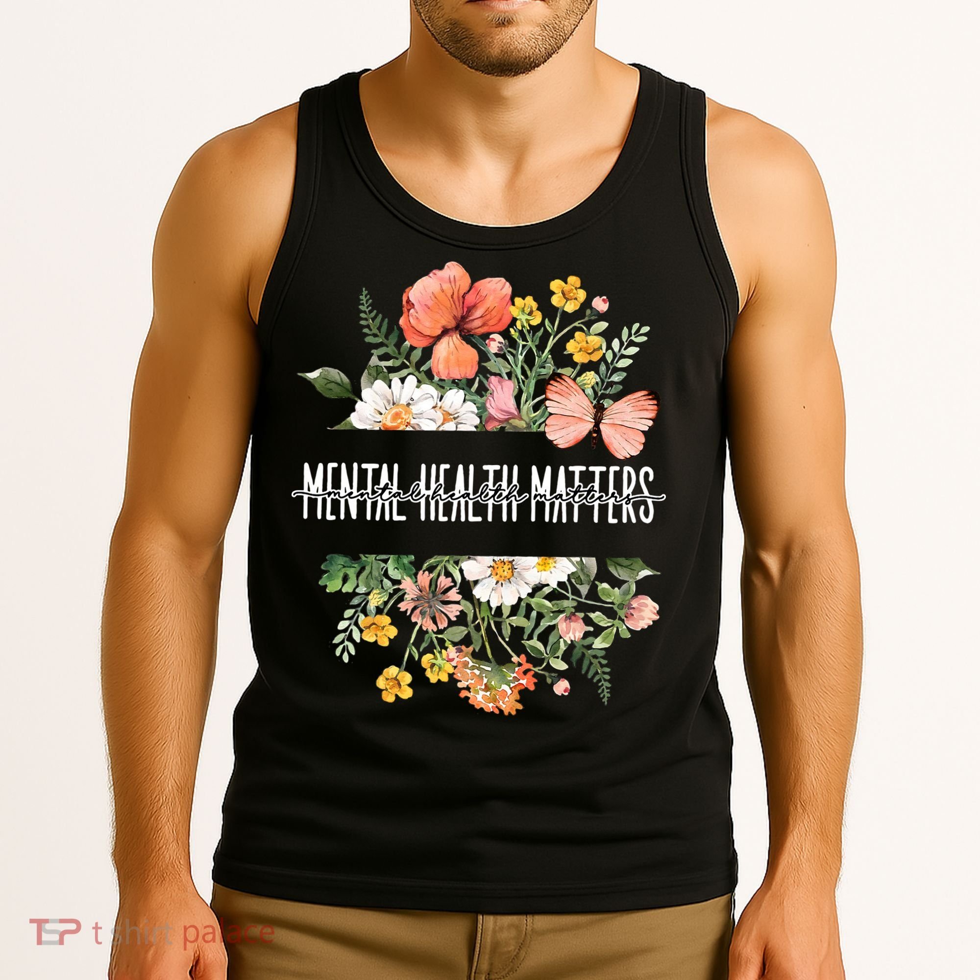 Mental Health Matters Be Kind Mental Awareness Kindness Gift Tank Top