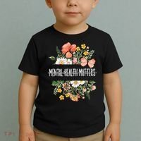 Mental Health Matters Be Kind Mental Awareness Kindness Gift Toddler T-Shirt thumb 2