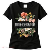 Mental Health Matters Be Kind Mental Awareness Kindness Gift Women's T-Shirt thumb 0