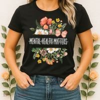 Mental Health Matters Be Kind Mental Awareness Kindness Gift Women's T-Shirt thumb 2