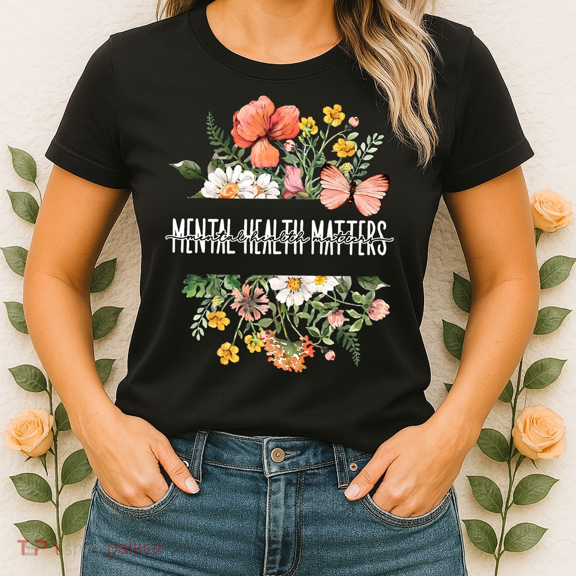 Mental Health Matters Be Kind Mental Awareness Kindness Gift Women's T-Shirt
