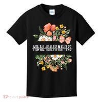 Mental Health Matters Be Kind Mental Awareness Kindness Gift Kids T-Shirt thumb 0