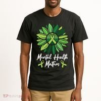 Mental Health Matters Mental Health Awareness Tall T-Shirt thumb 2
