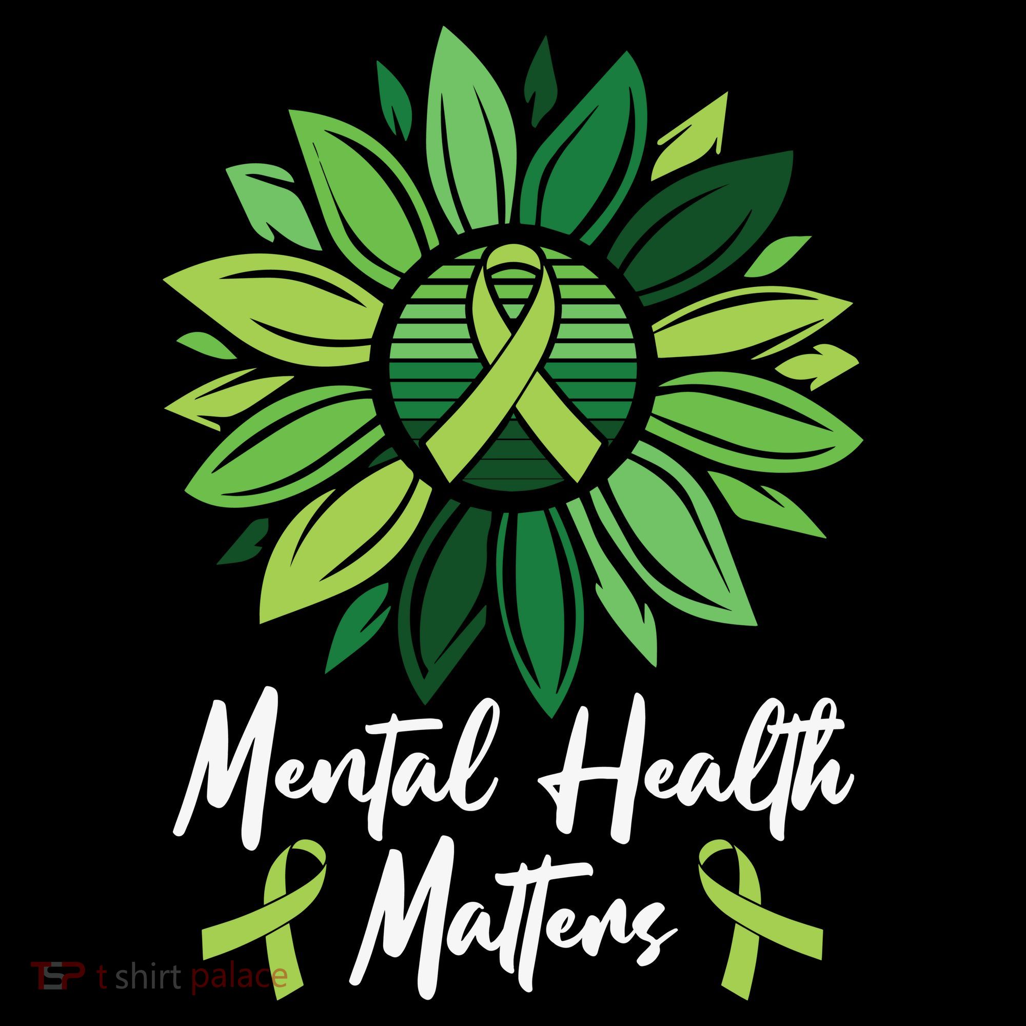 Mental Health Matters Mental Health Awareness Pom Pom 12in Knit Beanie