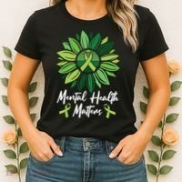 Mental Health Matters Mental Health Awareness Women's T-Shirt thumb 2