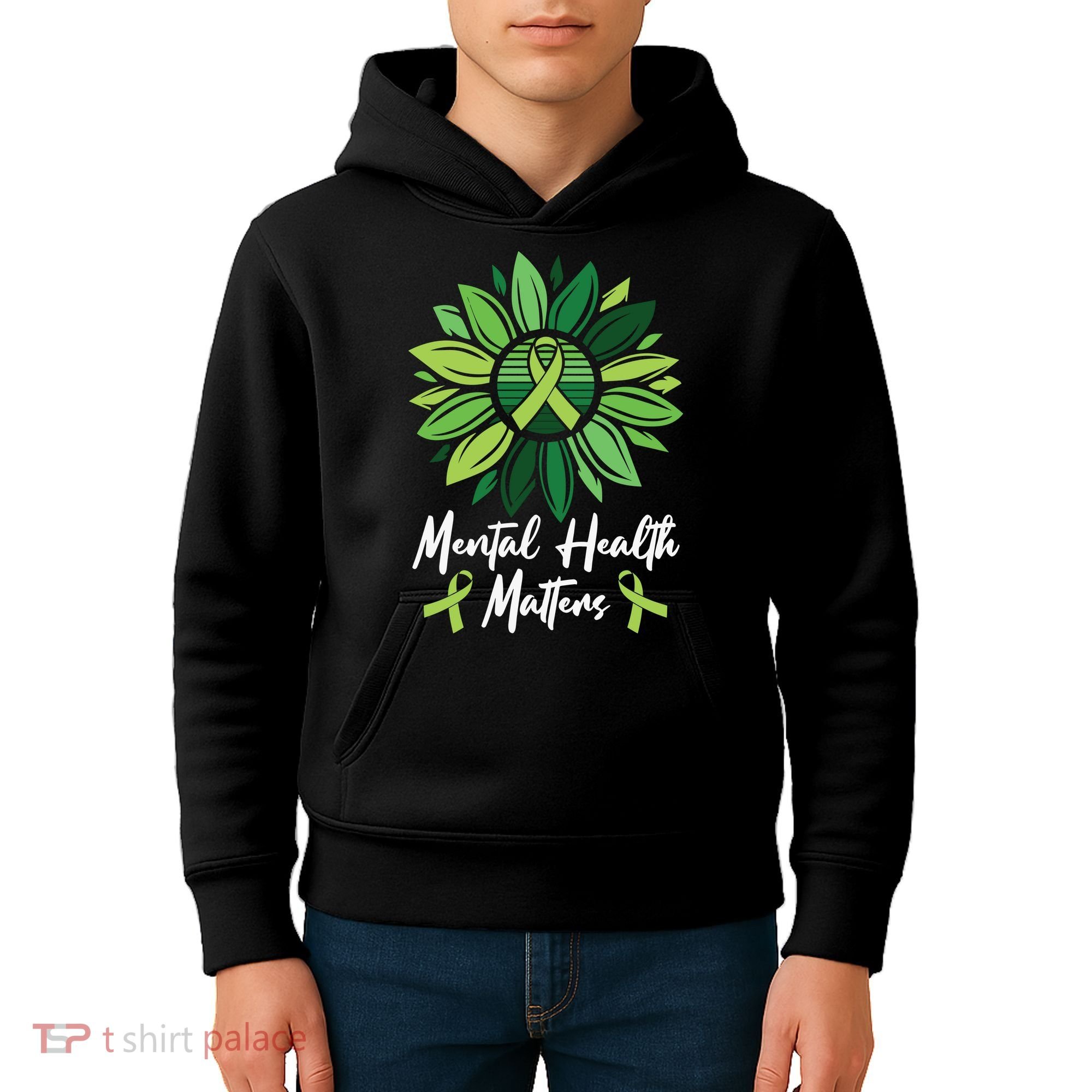 Mental Health Matters Mental Health Awareness Kids Hoodie