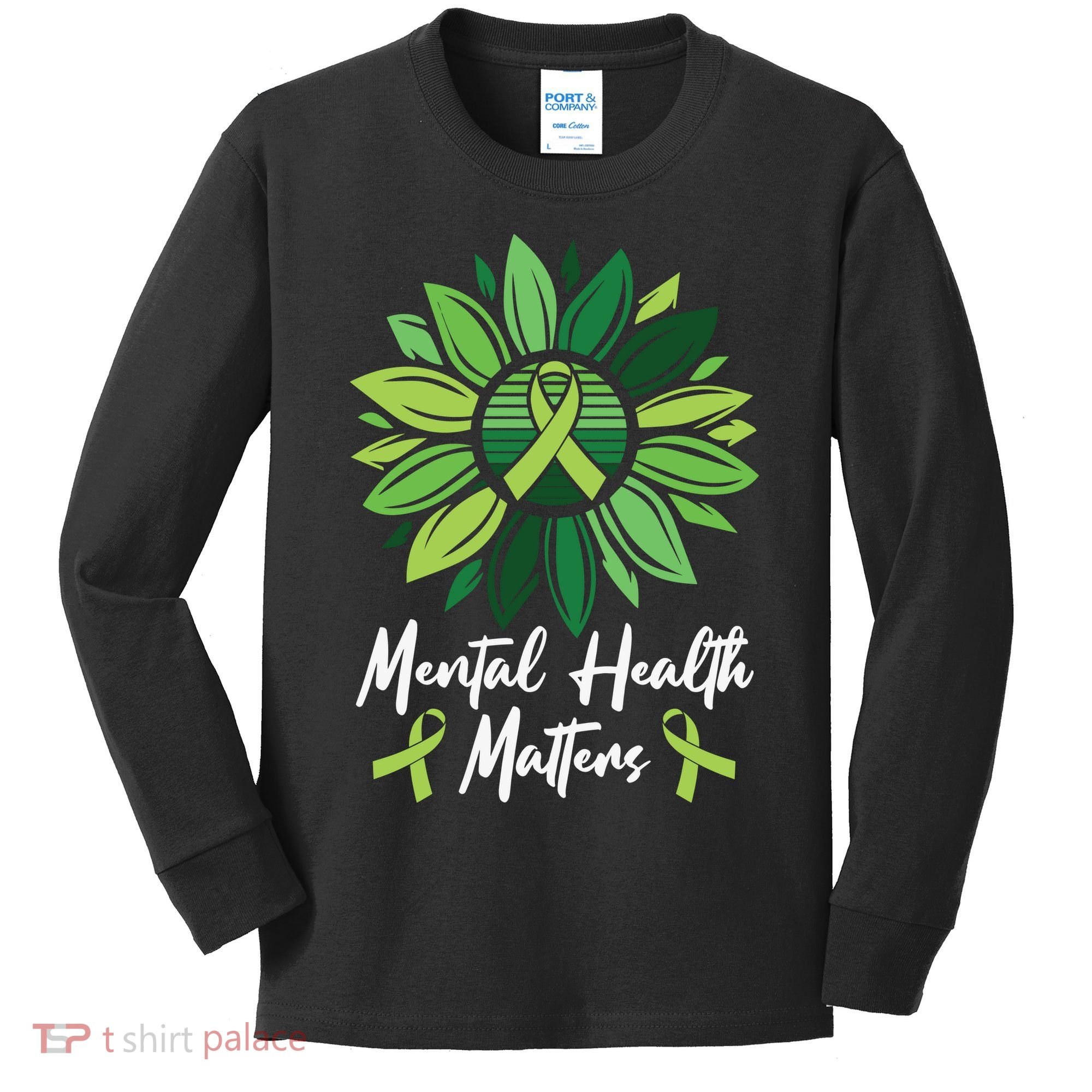 Mental Health Matters Mental Health Awareness Kids Long Sleeve Shirt
