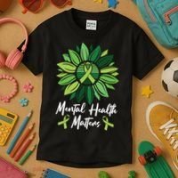 Mental Health Matters Mental Health Awareness Kids T-Shirt thumb 3