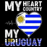 My Heart My Uruguay Bucket Hat thumb 4