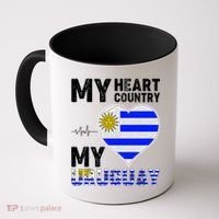 My Heart My Uruguay Coffee Mug thumb 0