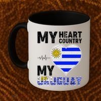 My Heart My Uruguay Coffee Mug thumb 2