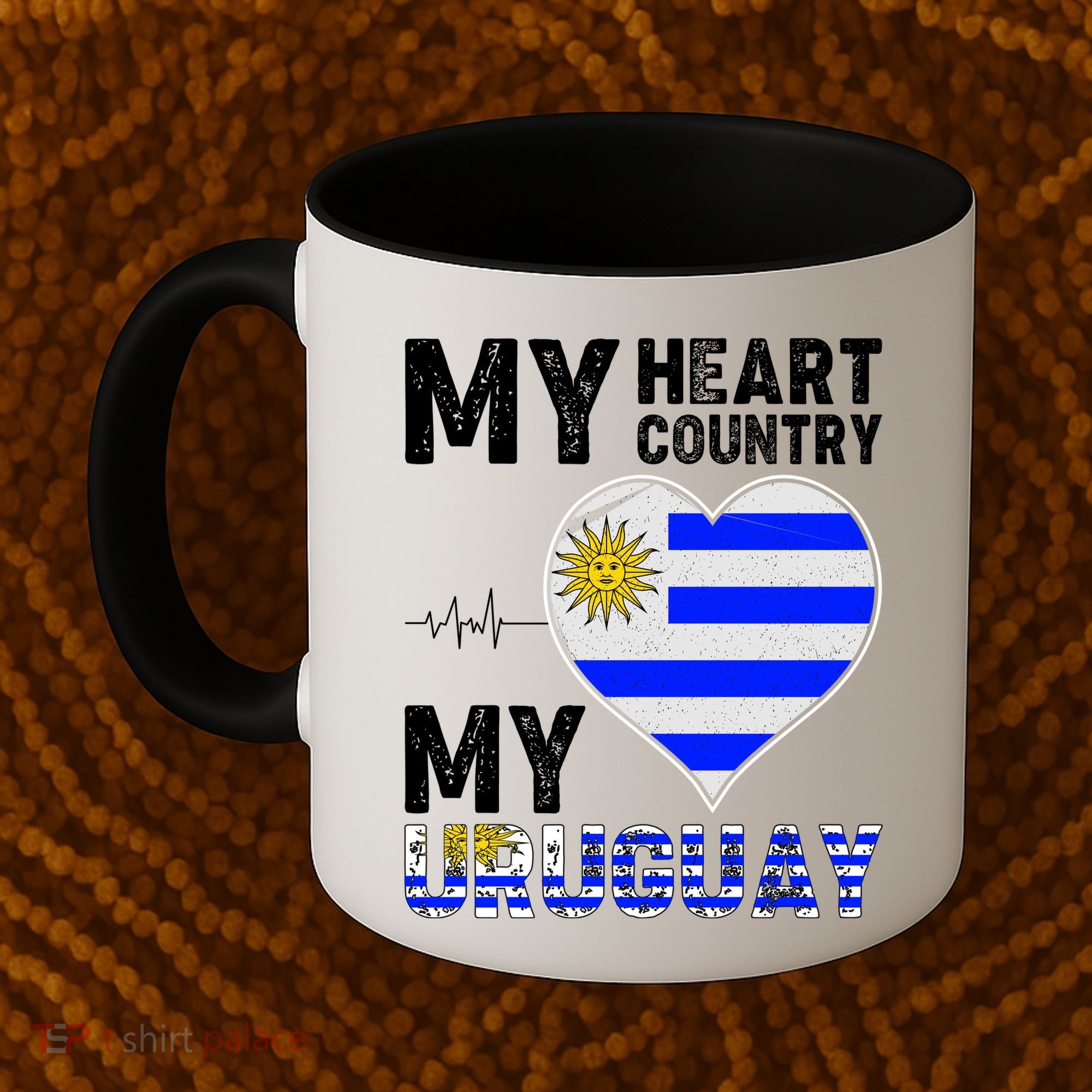 My Heart My Uruguay Coffee Mug