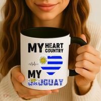 My Heart My Uruguay Coffee Mug thumb 3