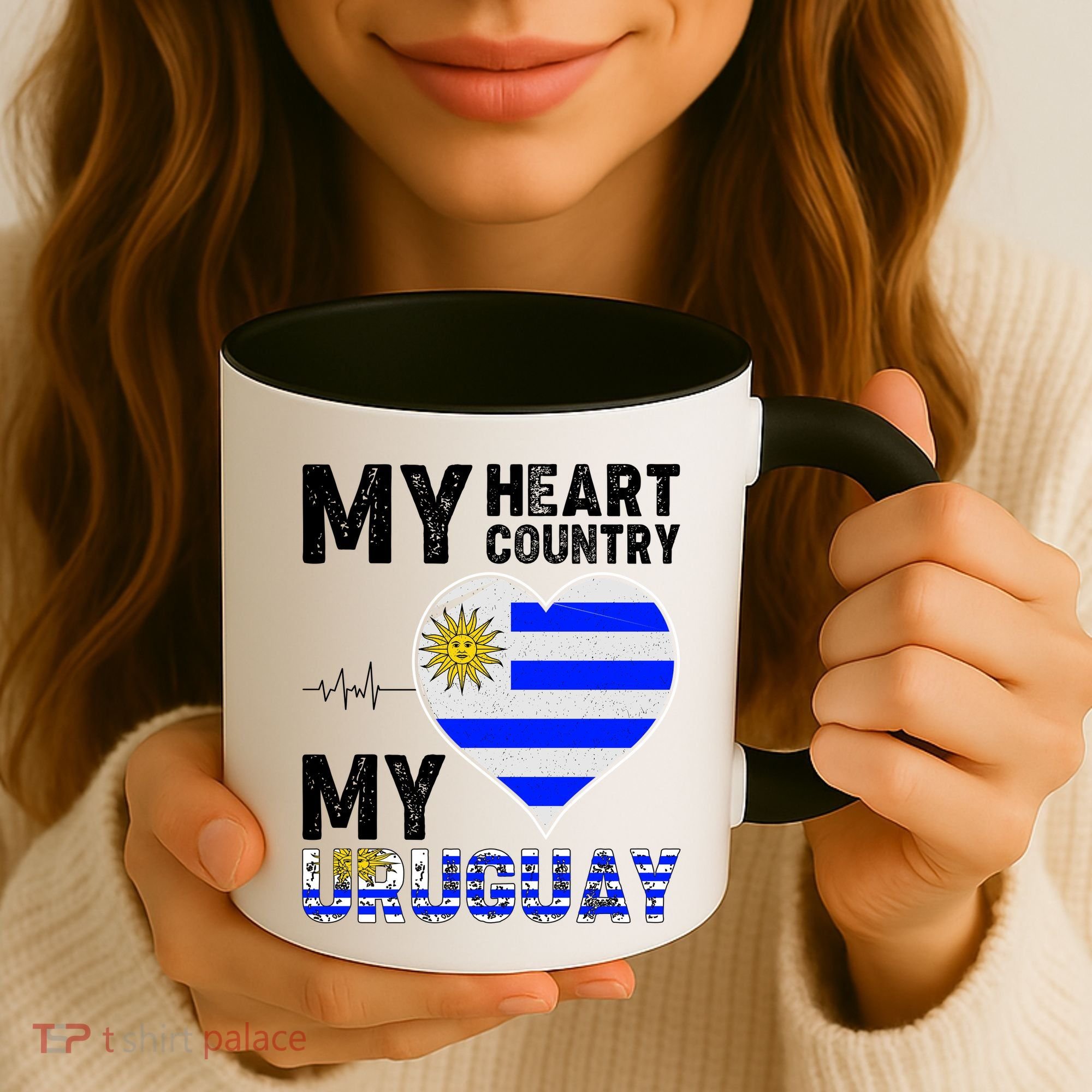 My Heart My Uruguay Coffee Mug