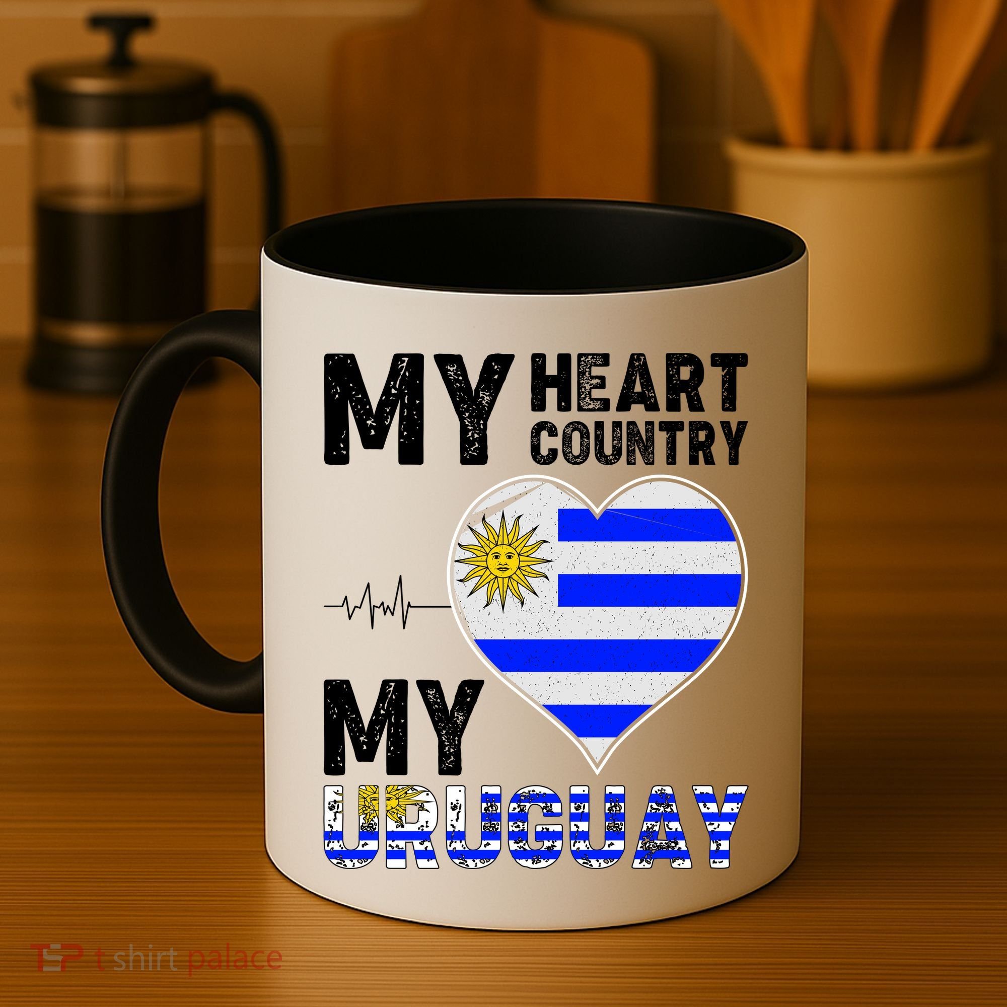 My Heart My Uruguay Coffee Mug