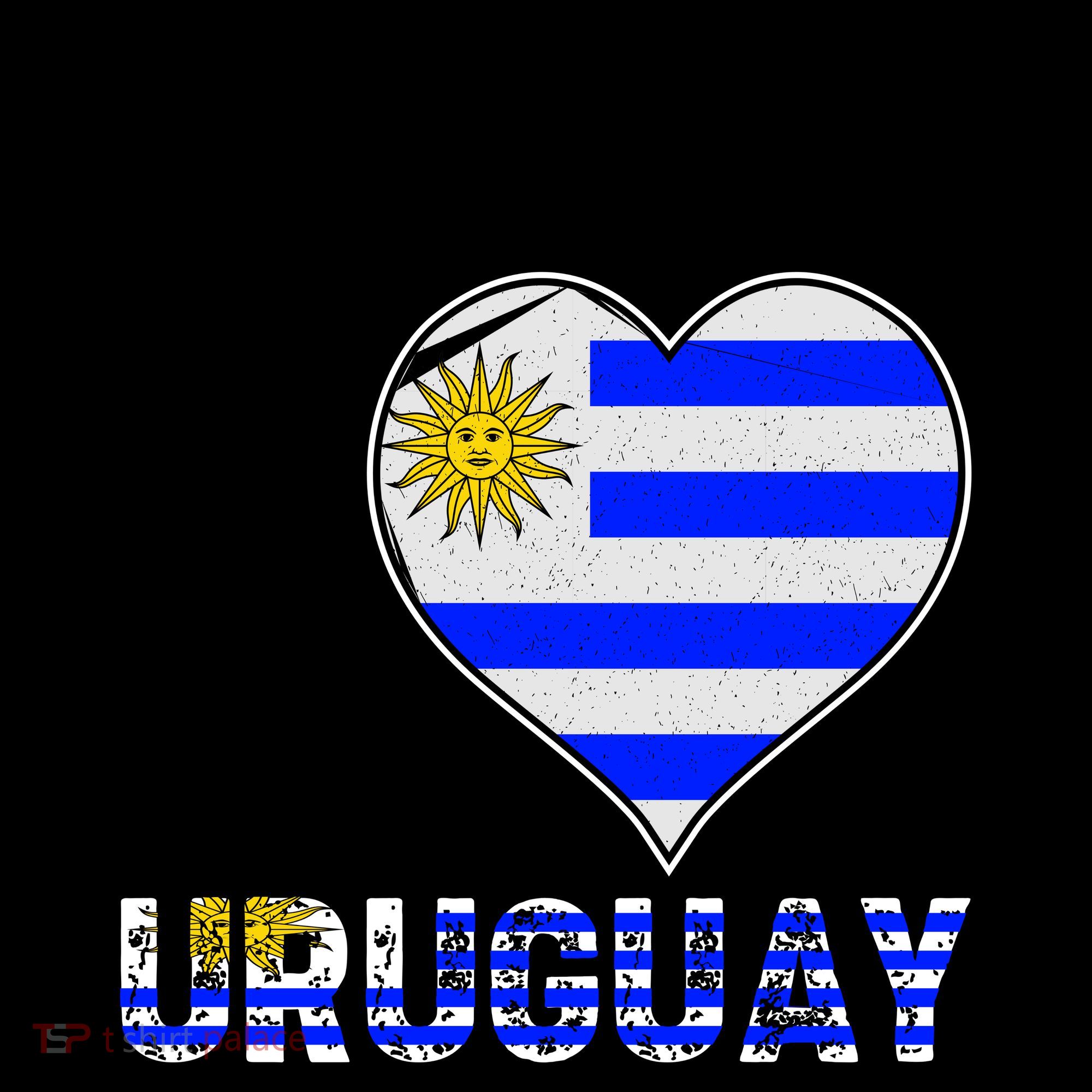 My Heart My Uruguay Coffee Mug