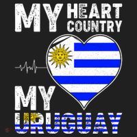 My Heart My Uruguay Hat thumb 2