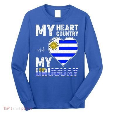 My Heart My Uruguay Long Sleeve Shirt