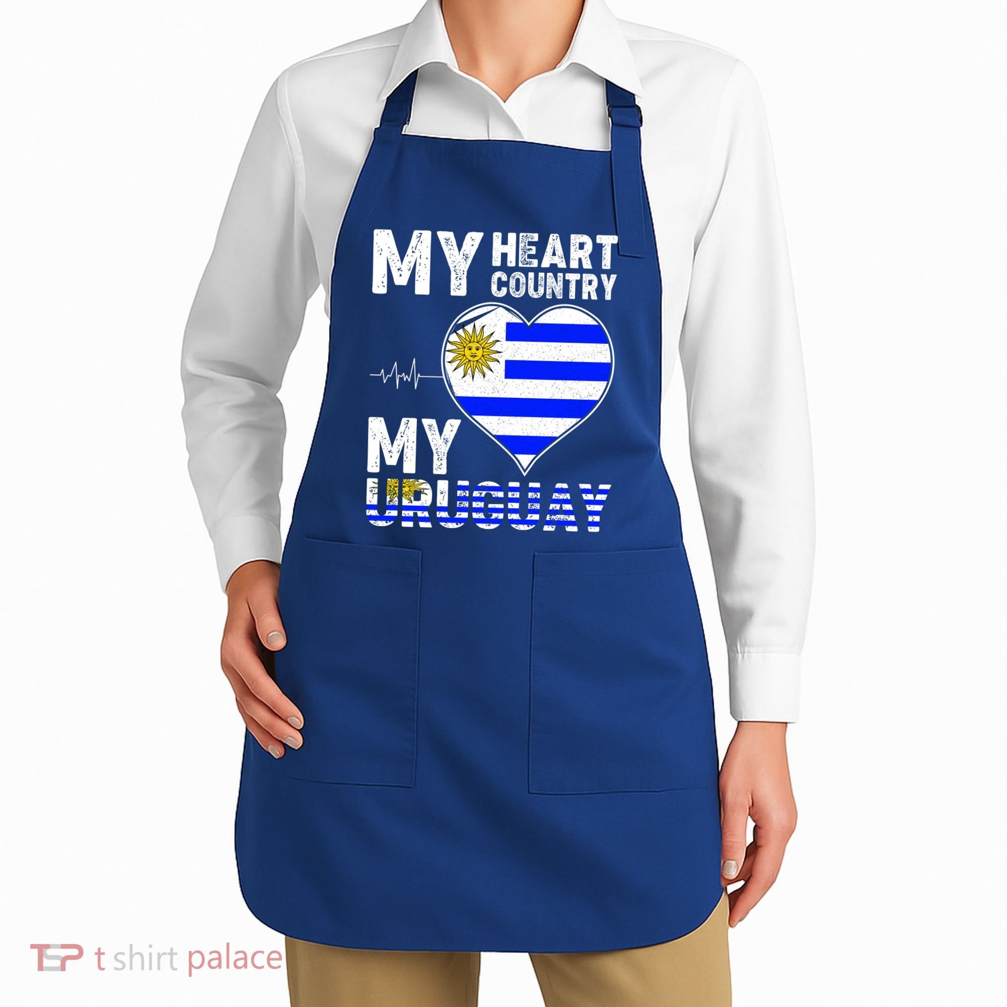My Heart My Uruguay Apron
